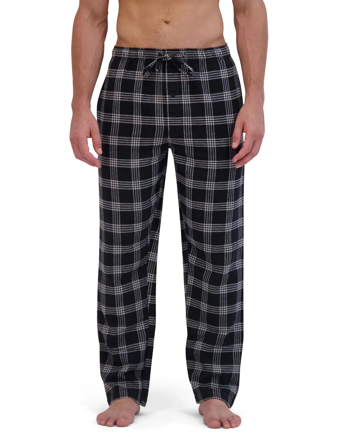 Hanes Men’s Flannel Pajama Pants, 2-Pack, Cotton Main image