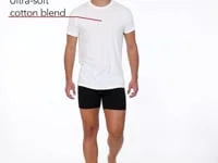 Hanes Comfort Flex Fit Men's White Modal Undershirt, 3-Pack Secondary image