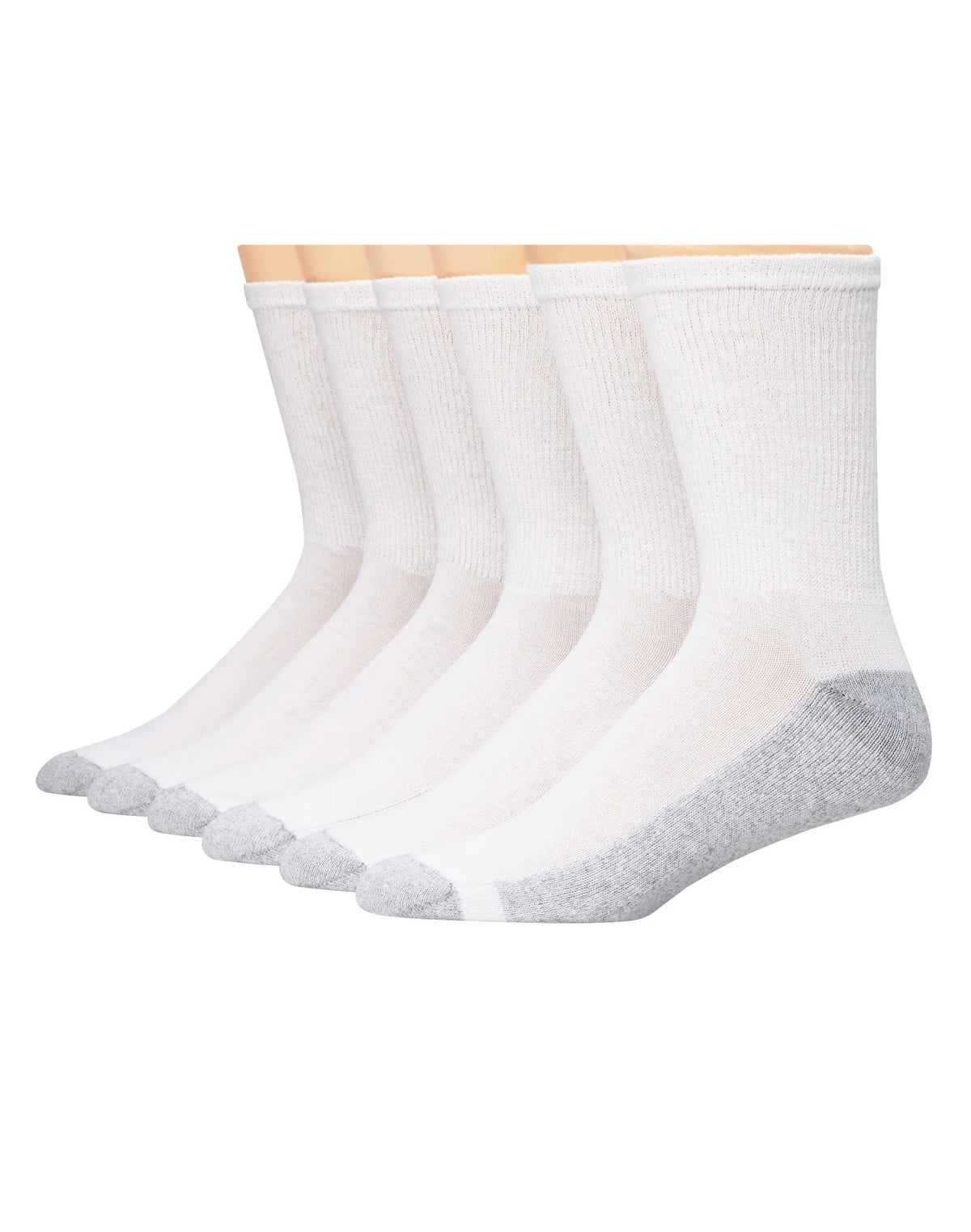 Hanes Double Tough Men's Big & Tall Cushion Crew Socks, 6-Pairs Main image