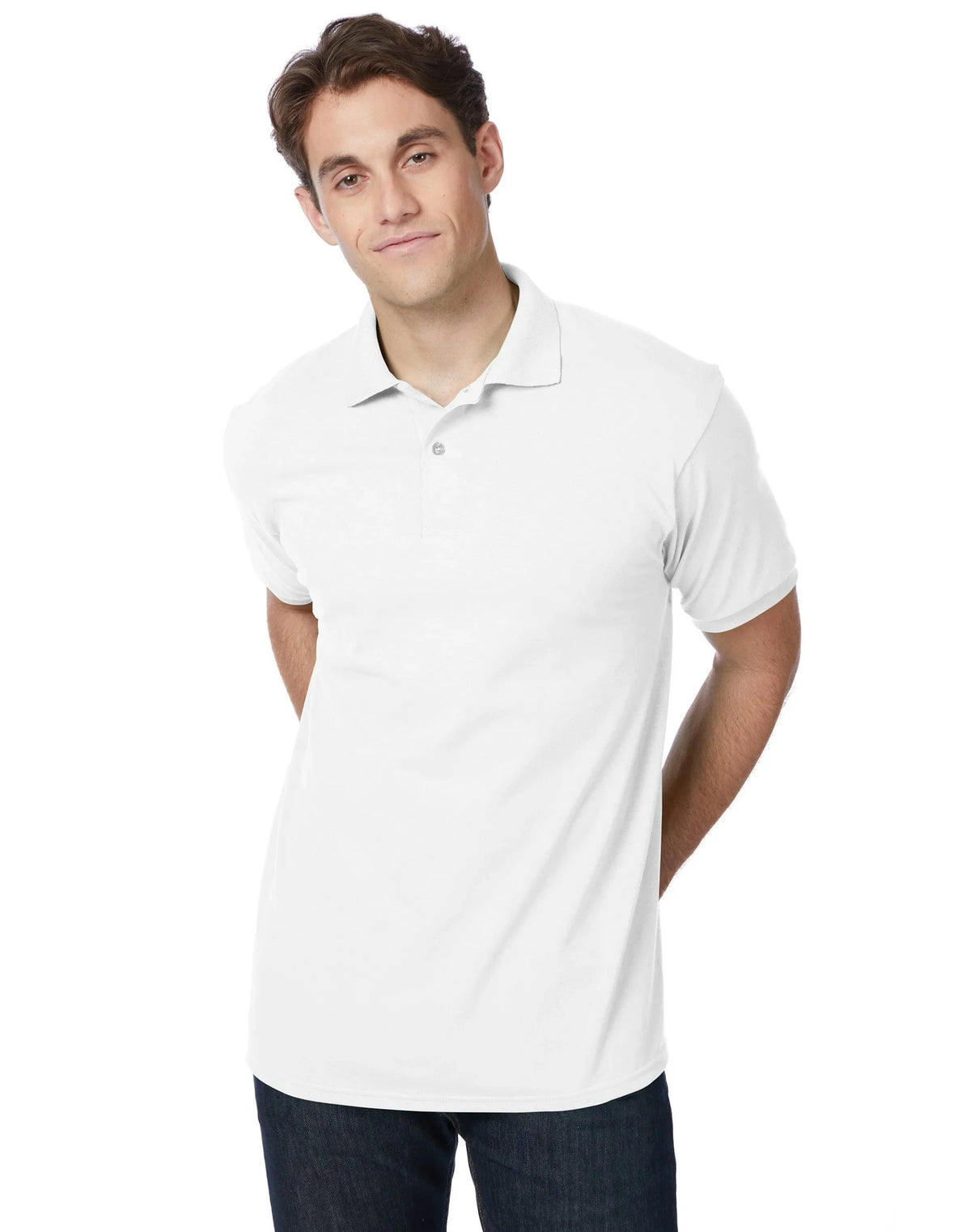 Hanes EcoSmart Men's Polo Shirt (Big & Tall Sizes Available) Main image