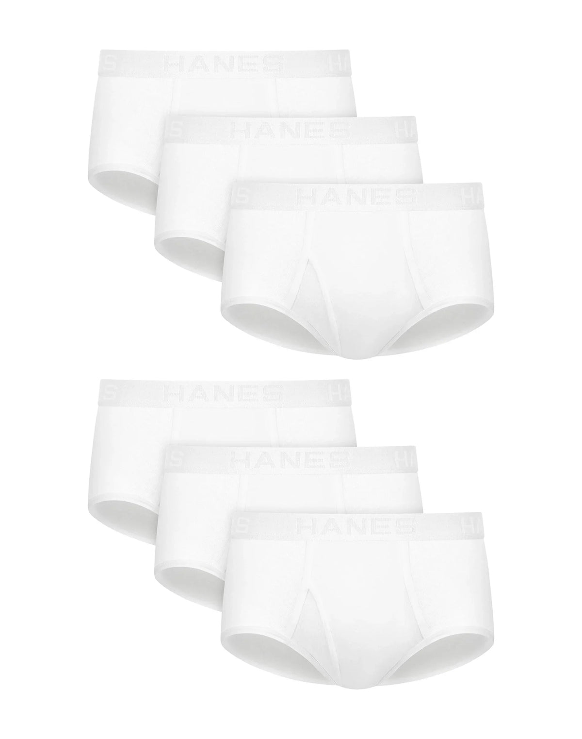 Hanes Ultimate Men's Underwear Briefs Pack - 6-Pack - ComfortSoft Cotton Underwear - Moisture-Wicking