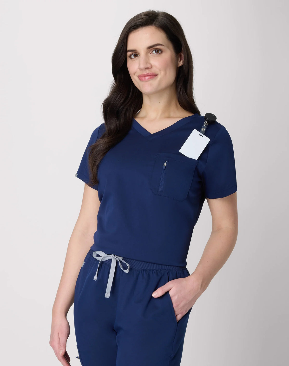 Hanes Premium Scrubs Women's 1-Pocket Scrub Top Main image