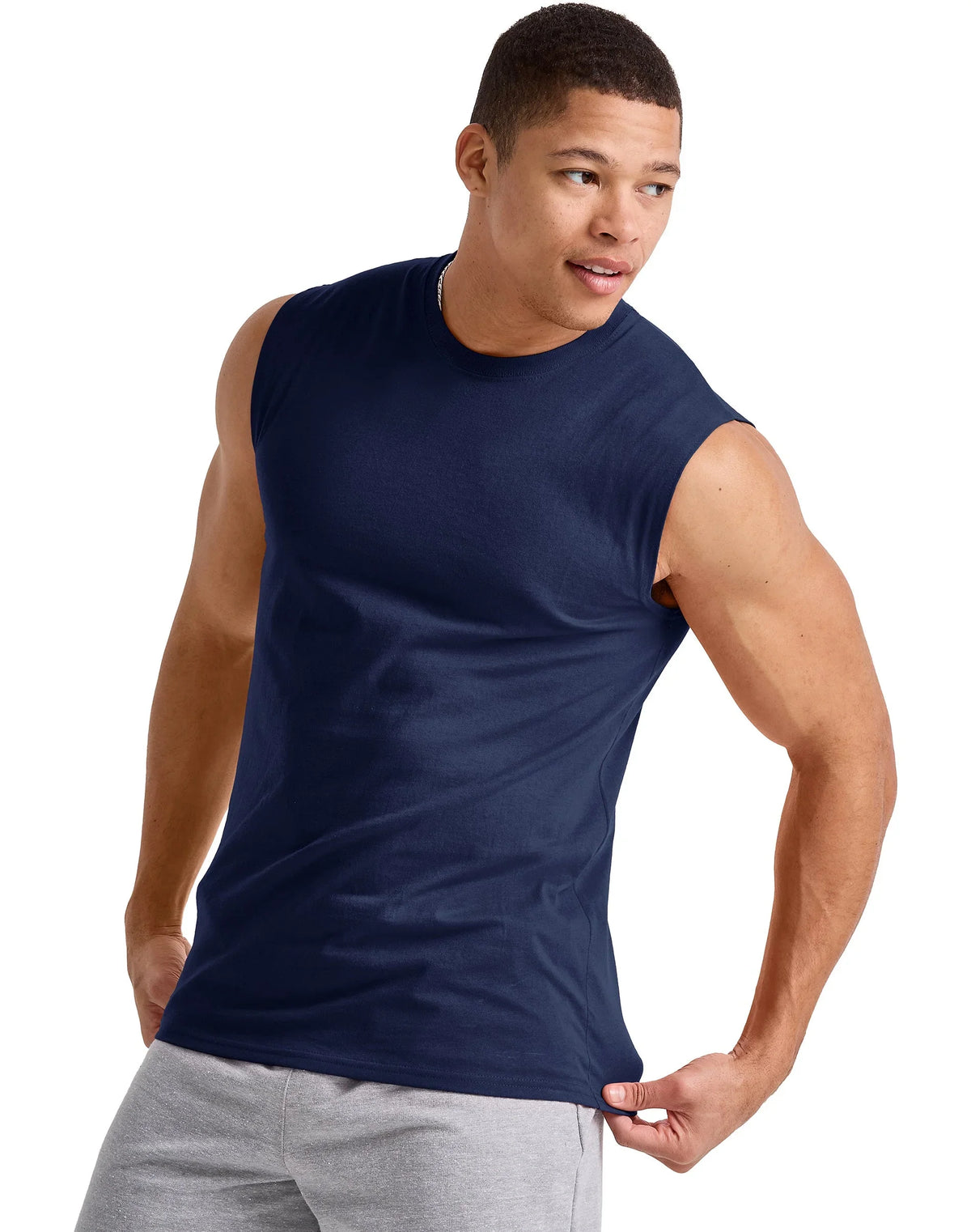 Hanes Men's Cotton Muscle Tank, 3-Pack Main image