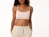 Hanes Women's String Crop Bralette, 3-Pack