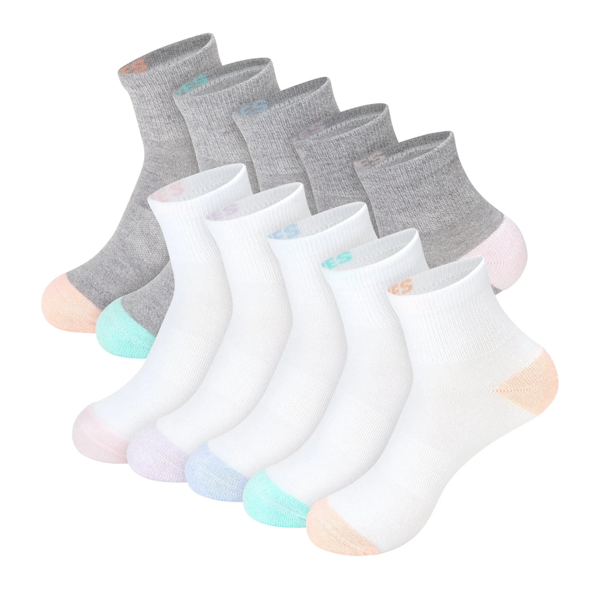 Hanes Moves X-Temp Women’s Ankle Socks, 10-Pairs, Shoe Sizes 8-12 Main image