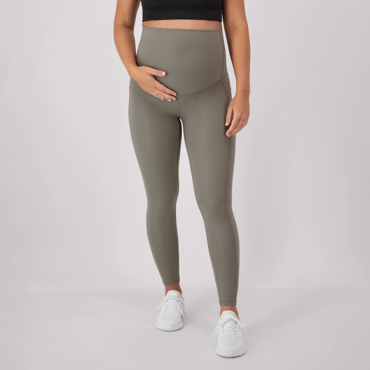 Hanes Maternity Women's Stretch & Recover 7/8 Leggings, 25" Inseam Main image