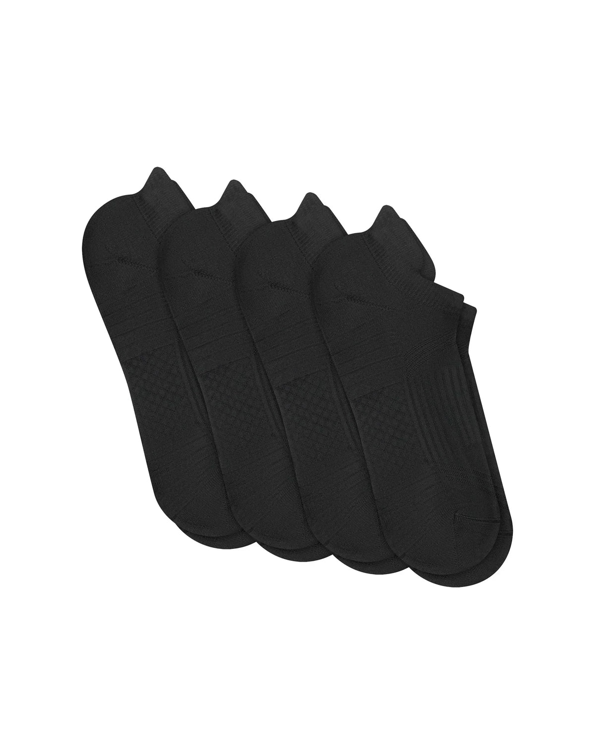 Hanes Moves Impact Zone Men's Cushioned Socks Pack, 4-Pair Pack, X-Temp, Heel-Shield, Moisture Wicking Main image