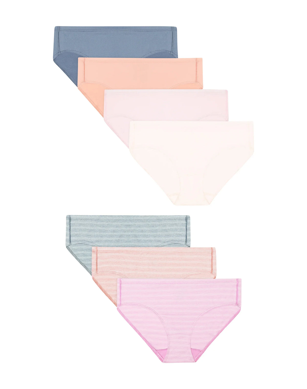 Hanes Pure Comfort Girls' Underwear Microfiber Hipster, 7-Pack Main image