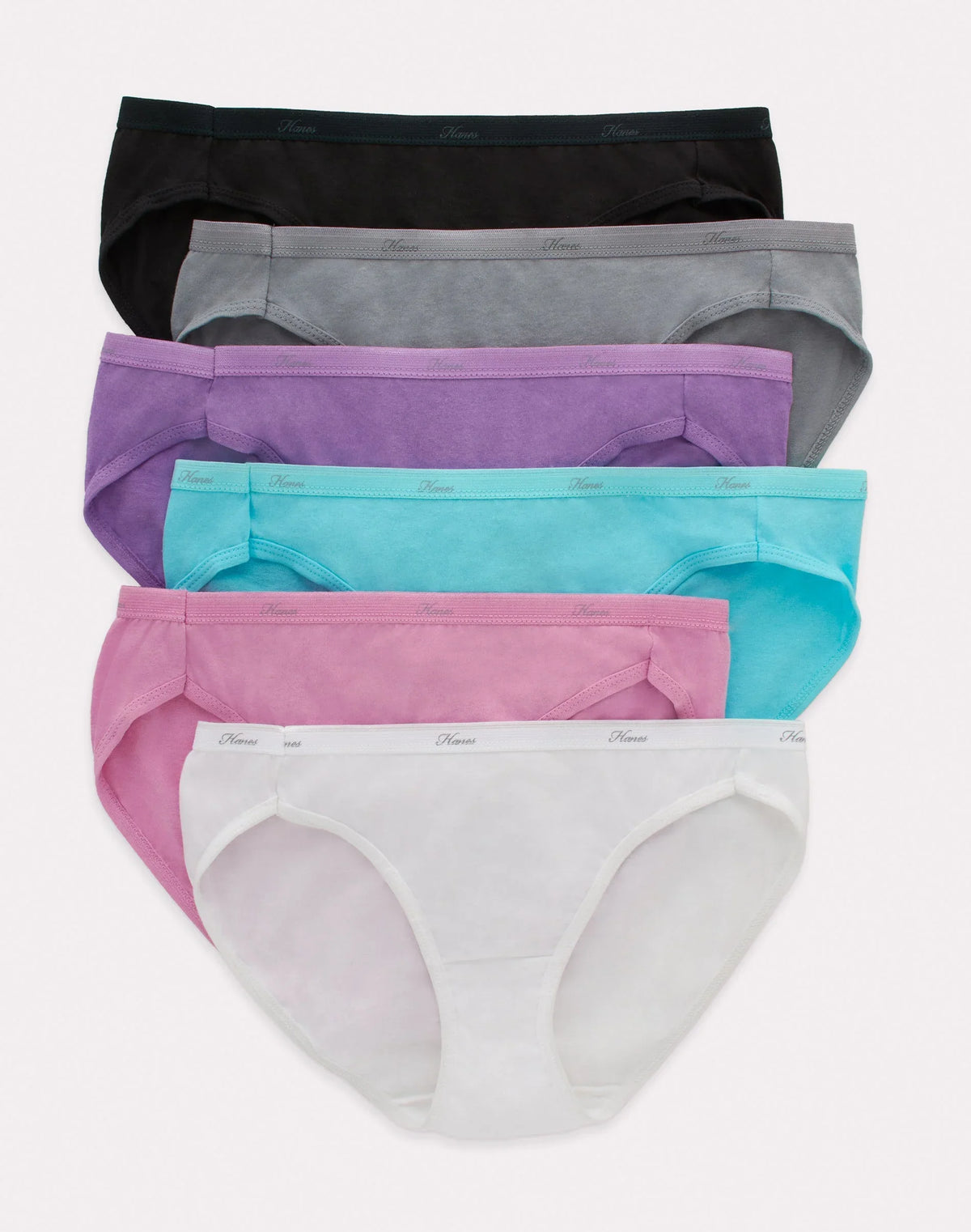 Hanes Women's Cotton Bikini Underwear, Cool Comfort, 6-Pack Main image