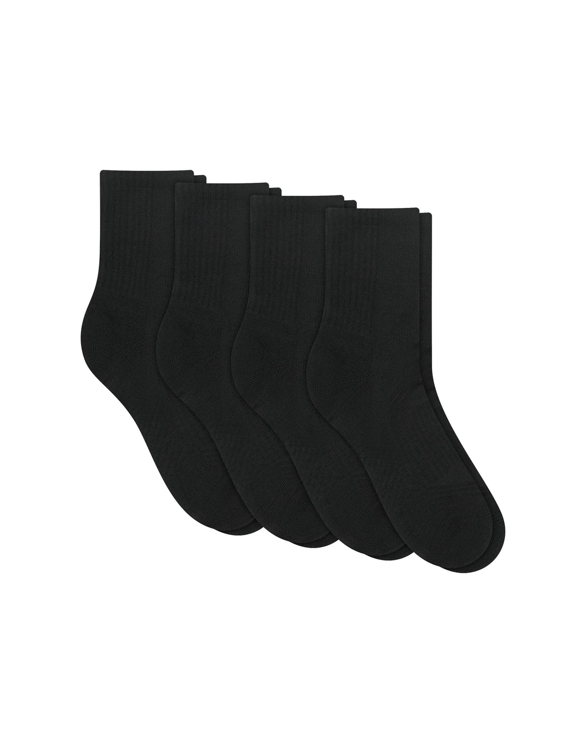 Hanes Moves Impact Zone Men's Socks Pack, 4-Pair Pack, Cushioned X-Temp Moisture-Wicking Socks Main image