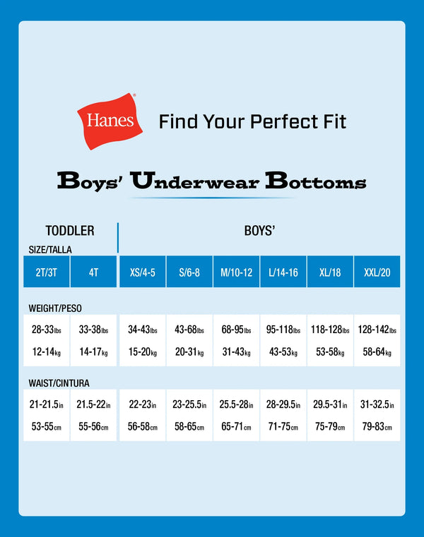 Hanes Moves Boys' Breathable Boxer Brief Underwear, X-Temp, Assorted Prints & Solids, 5-Pack