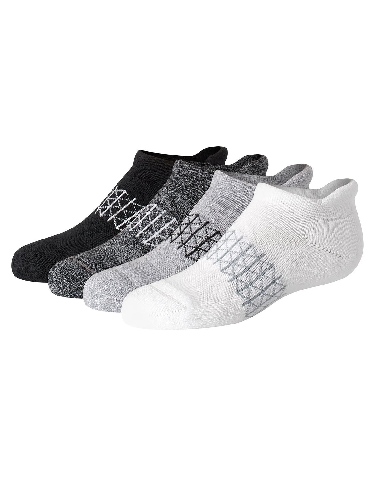 Hanes Absolute Active Boys' Cushioned Heel Shield Socks, 4-Pairs Main image