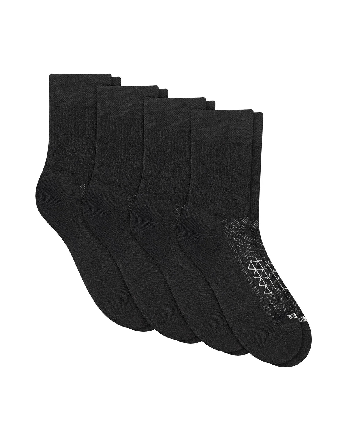 Hanes Absolute Run Men's Socks Pack, 4-Pair Pack, Heel-Shield Tab, Moisture Wicking Main image