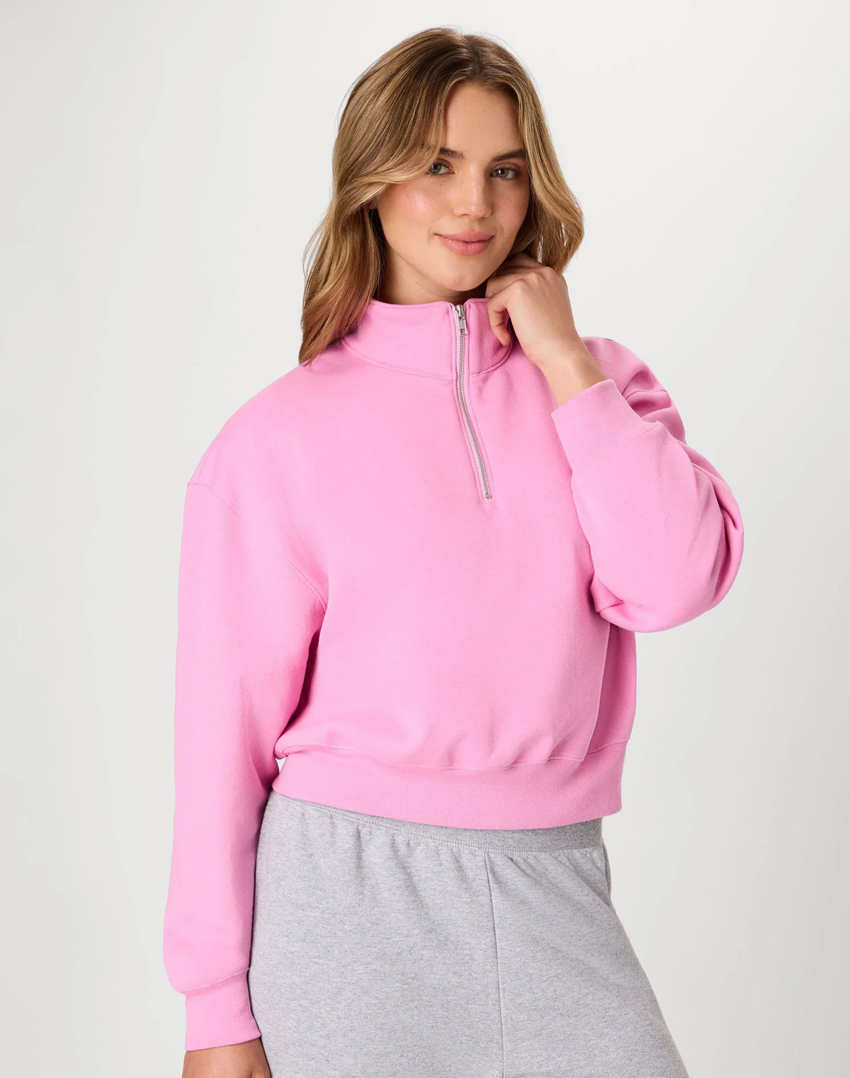 Hanes EcoSmart Women’s Fleece Quarter-Zip Pullover Main image