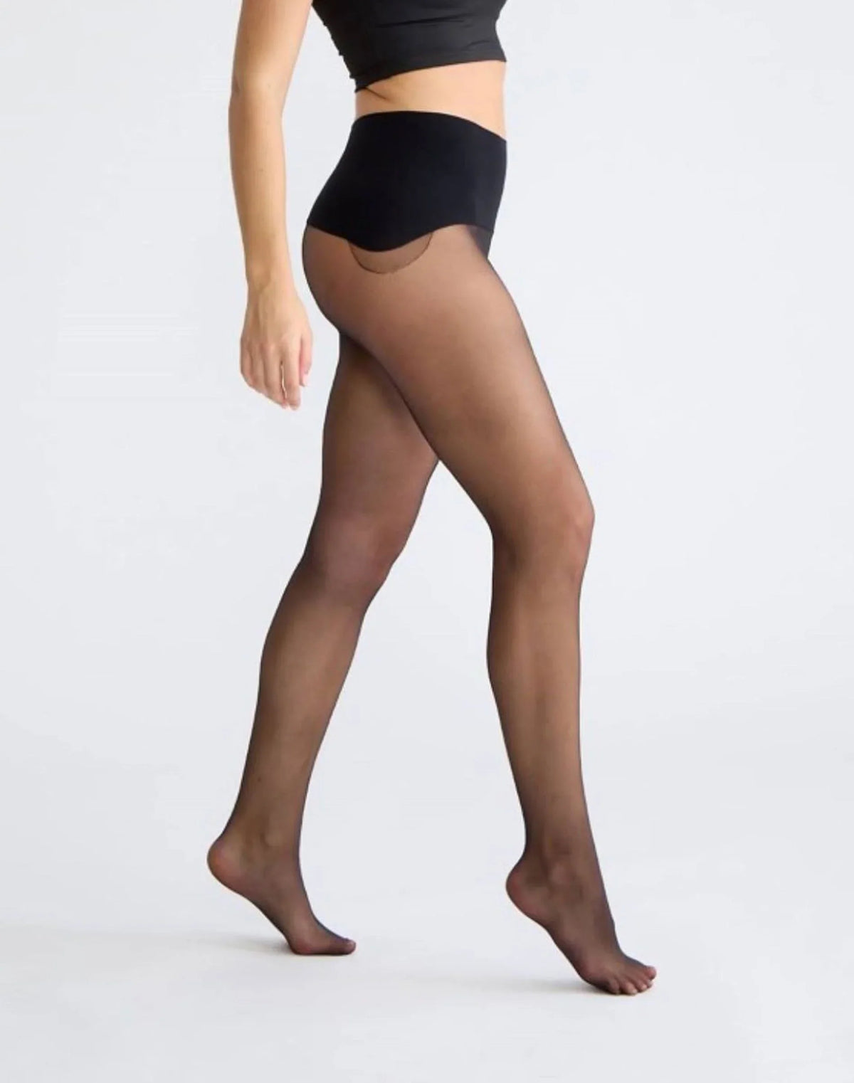 Hanes Glide Women's Seamless Sheer Tights - No-Dig Waistband Hosiery