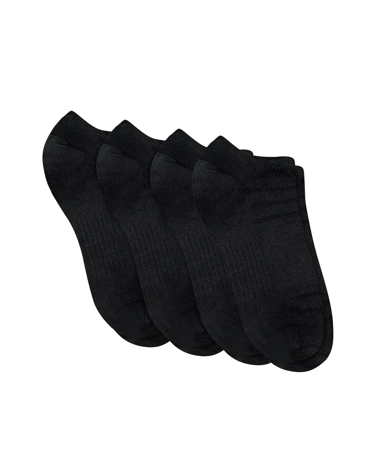 Hanes Moves Men's No-Show Socks Pack, 4-Pair Pack, 360 Stretch X-Temp, Lightweight, Moisture Wicking Main image