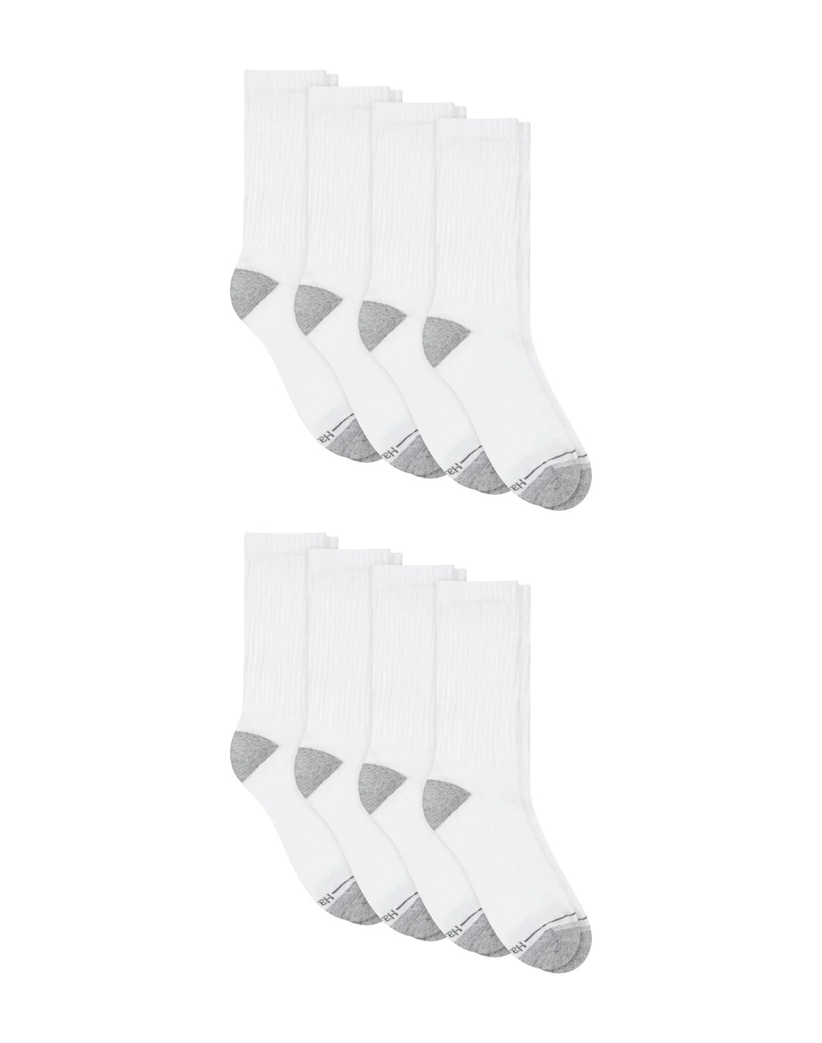 Hanes Men's Crew Socks Pack, 8-Pack, X-Temp® Breathable & Cooling, Odor Control