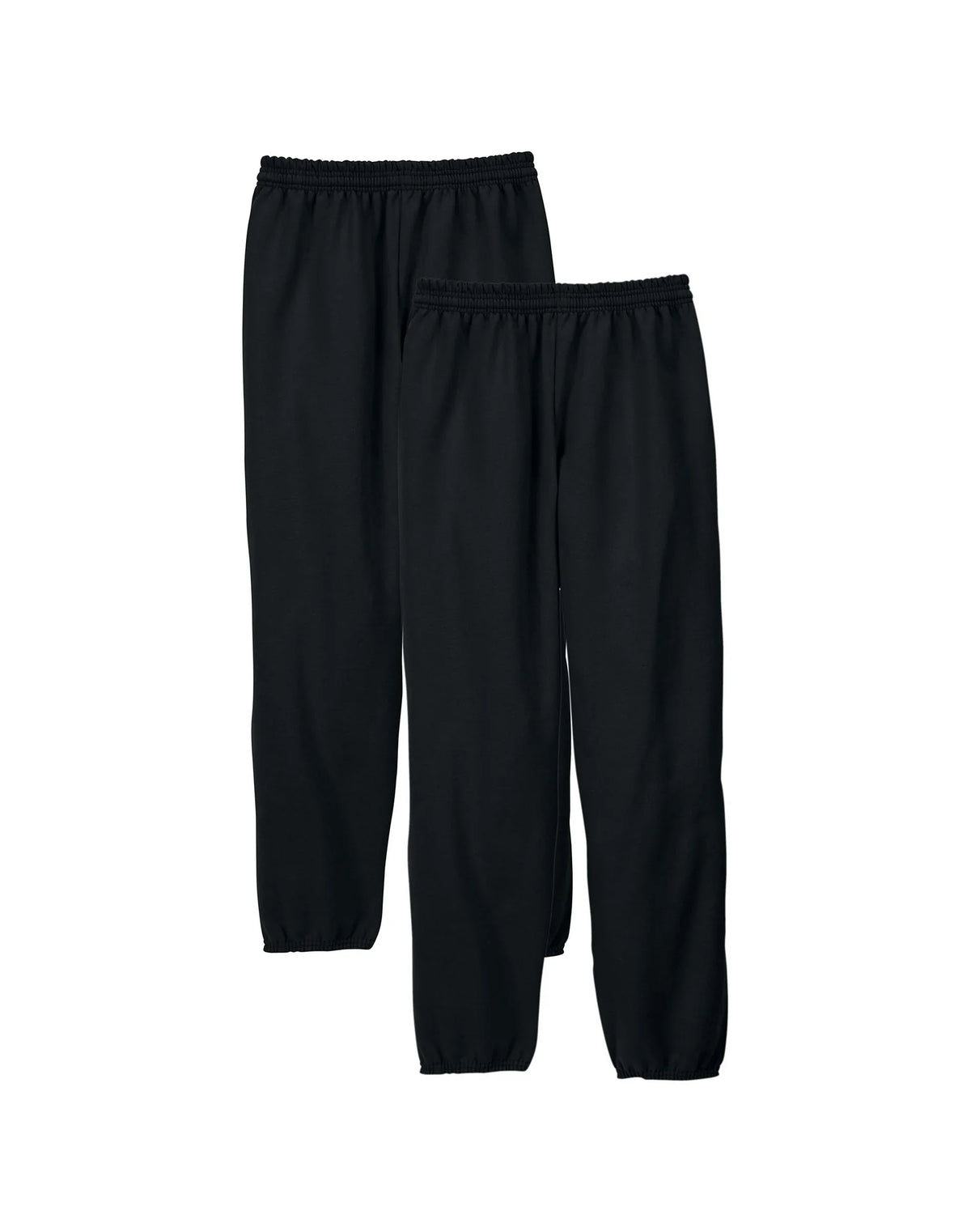 Hanes EcoSmart Men's Fleece Sweatpants, Value 2-Pack, 32" Main image