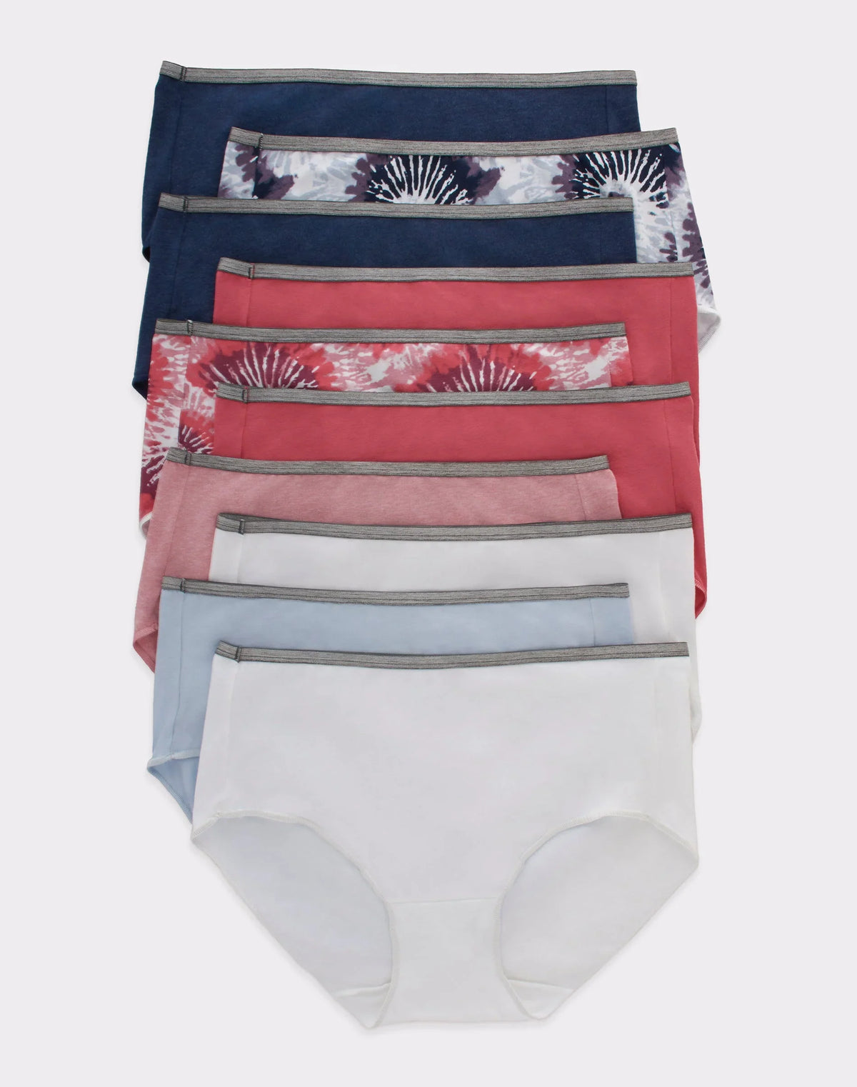 Hanes Women's Breathable Stretch Cotton Brief Underwear, 10-Pack Main image