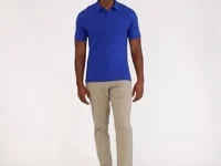 Hanes Men's Pique Polo Shirt (Big & Tall Sizes Available) Secondary image
