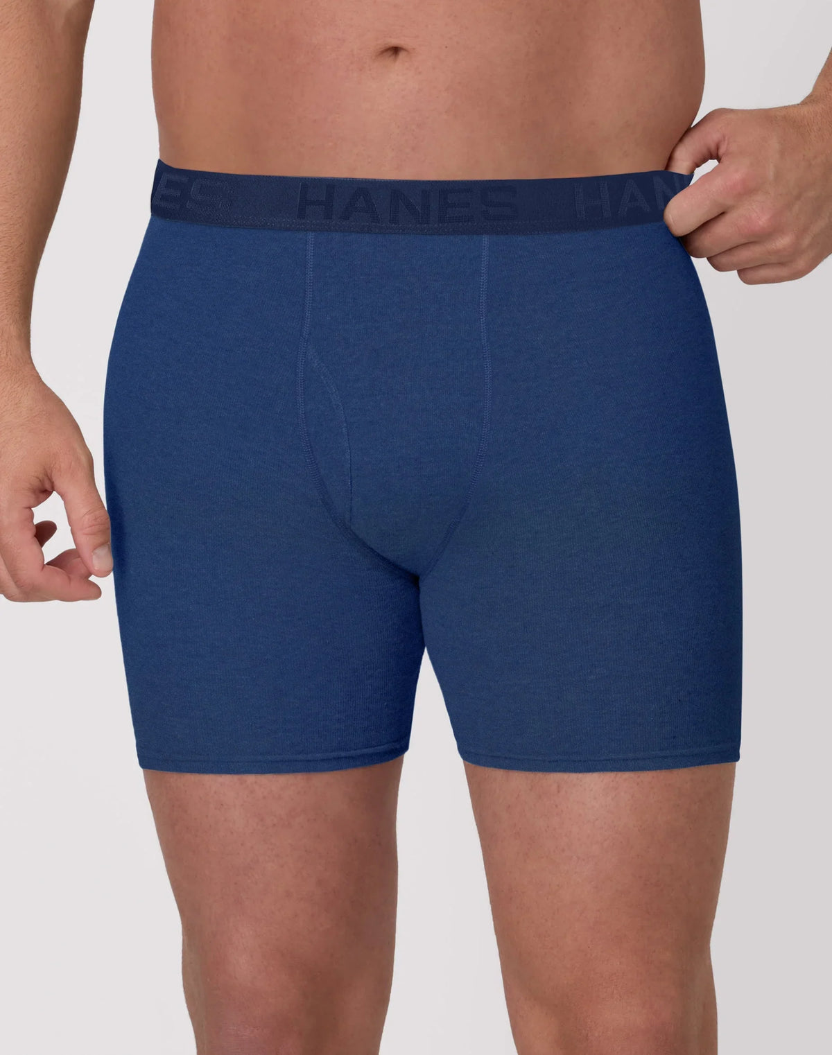 Hanes Ultimate Big Men's ComfortBlend Boxer Brief Underwear, Assorted, 3-Pack (Big & Tall Sizes) Main image