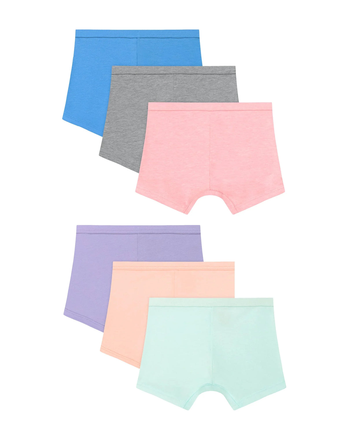 Hanes Toddler Girls' Shorts Pack, 6-Pack, Cotton Stretch