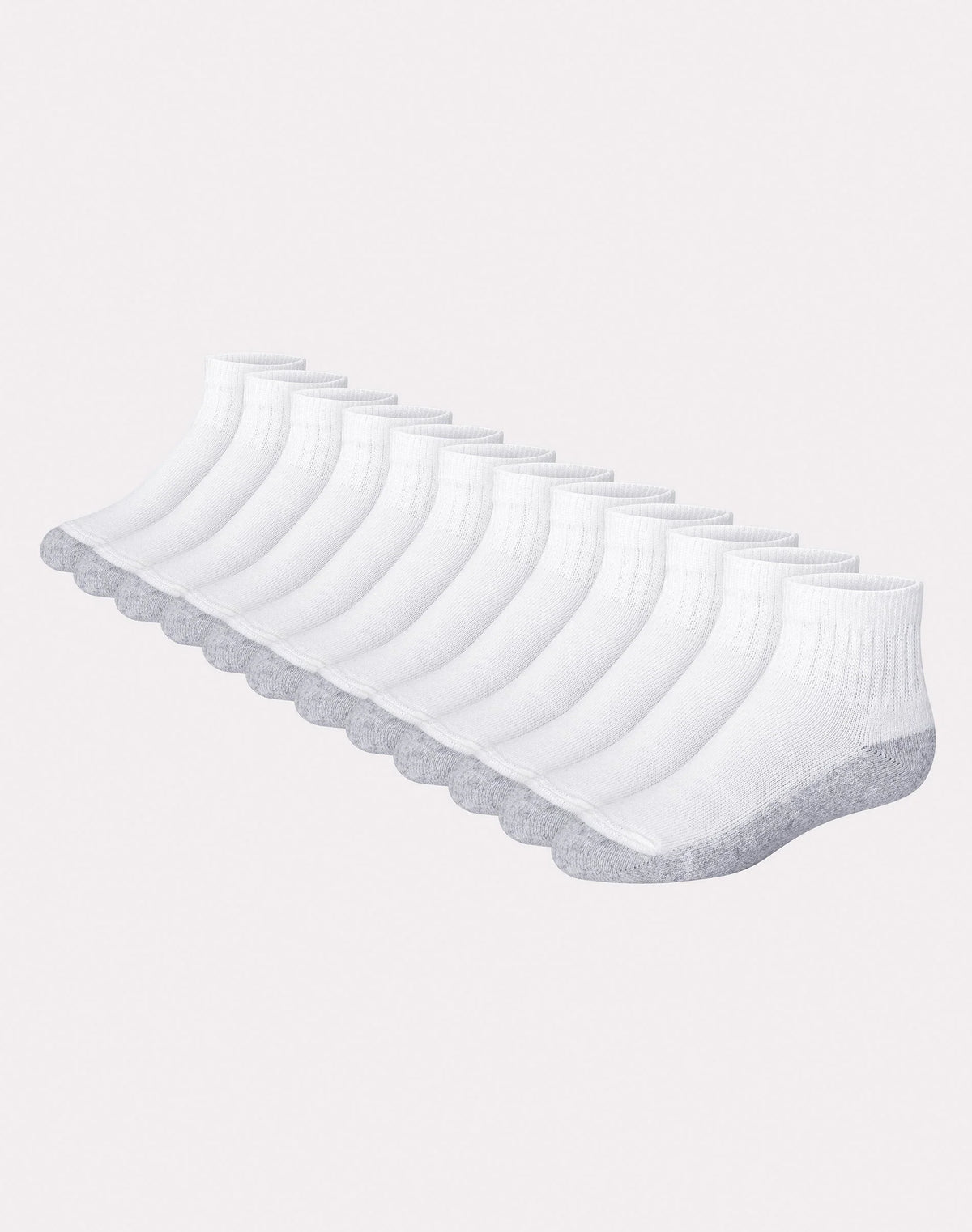 Hanes Double Tough Boys' Cushion Ankle Socks, 12-Pairs