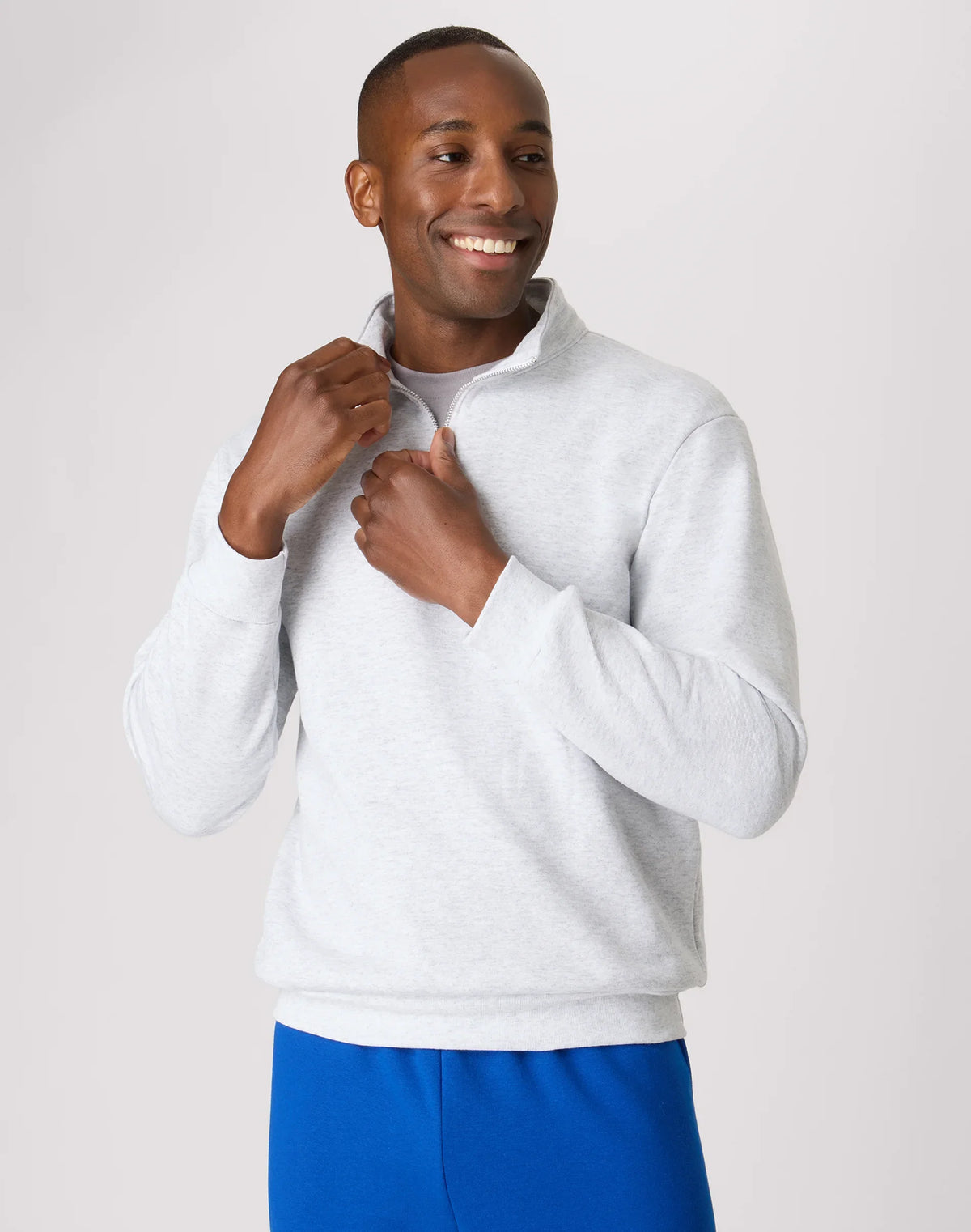 Hanes EcoSmart Men’s Fleece Quarter-Zip Pullover Main image