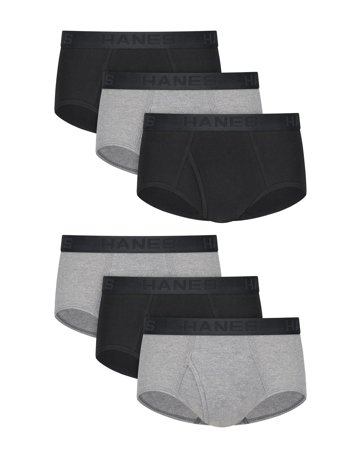 Hanes Ultimate Men's Underwear Briefs Pack - 6-Pack - ComfortSoft Cotton - Moisture-Wicking Main image