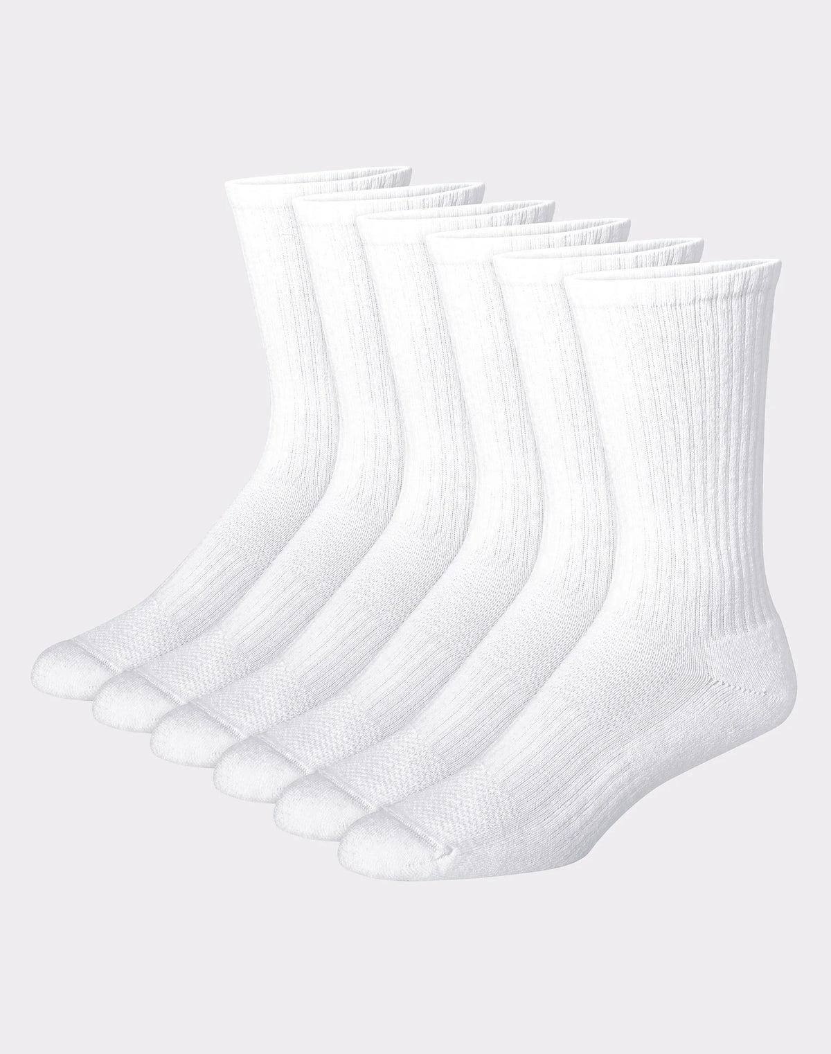 Hanes Men's Performance Cushioned Crew Socks,  6-Pack Main image