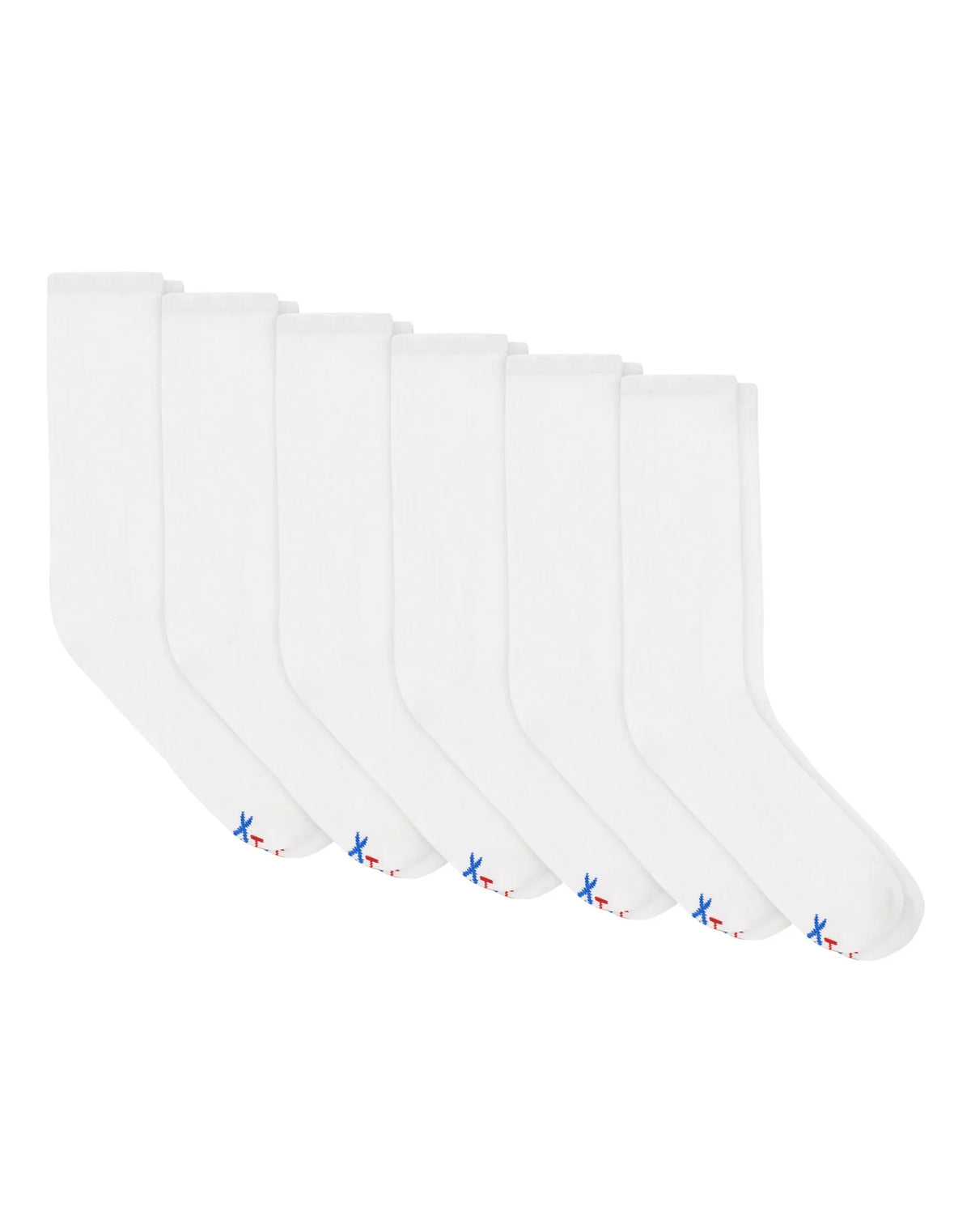 Hanes Performance Men's Cushioned Big & Tall Crew Socks, 6-Pairs Main image