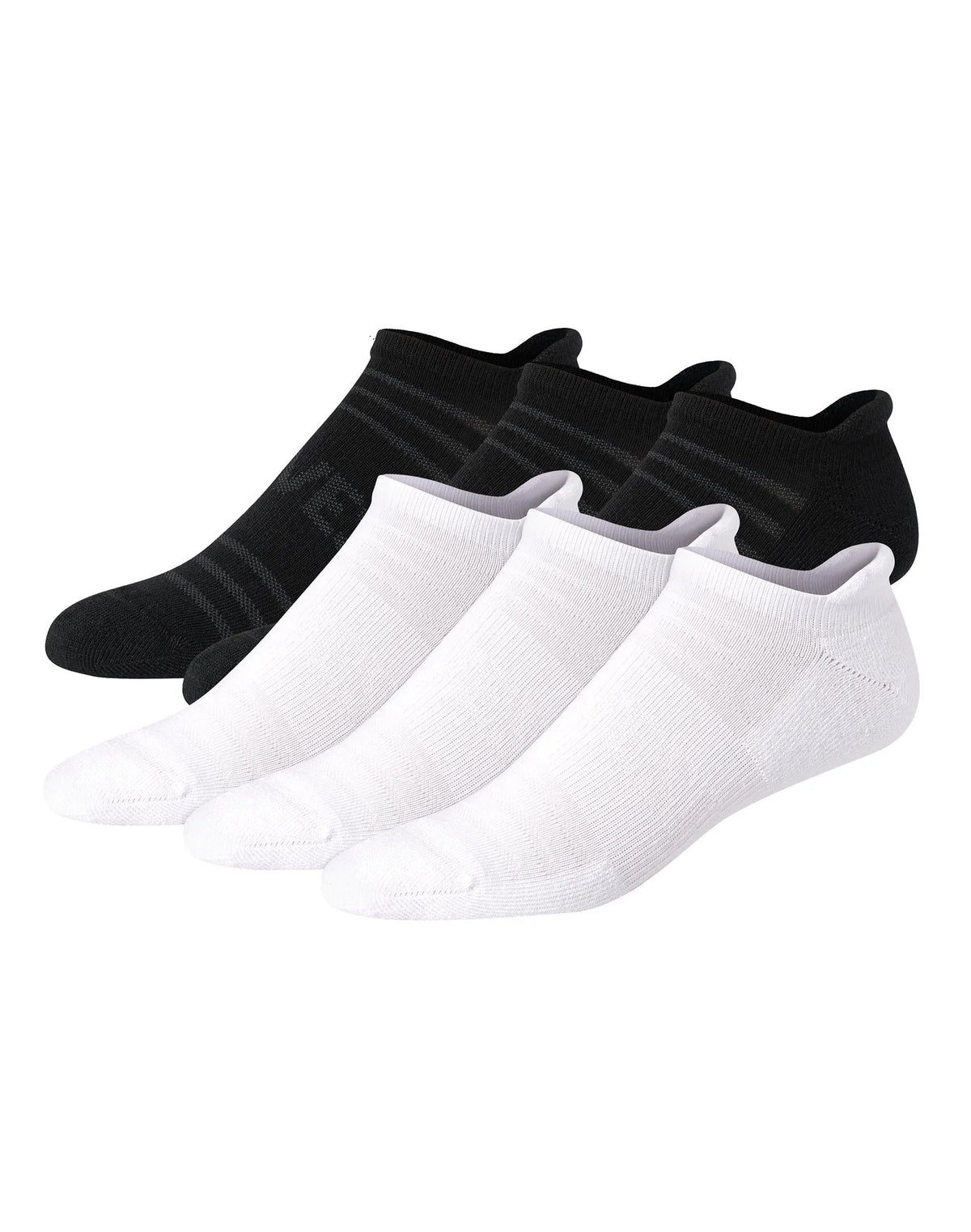 Hanes Moves Breathable Mesh Men’s Heel Shield Socks, Shoe Sizes 6-12, 6-Pairs Main image