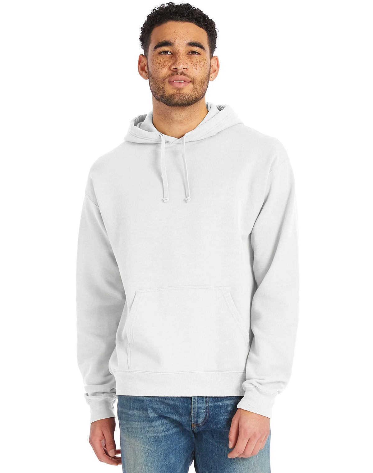 Hanes Men's Garment Dyed Fleece Hoodie Main image