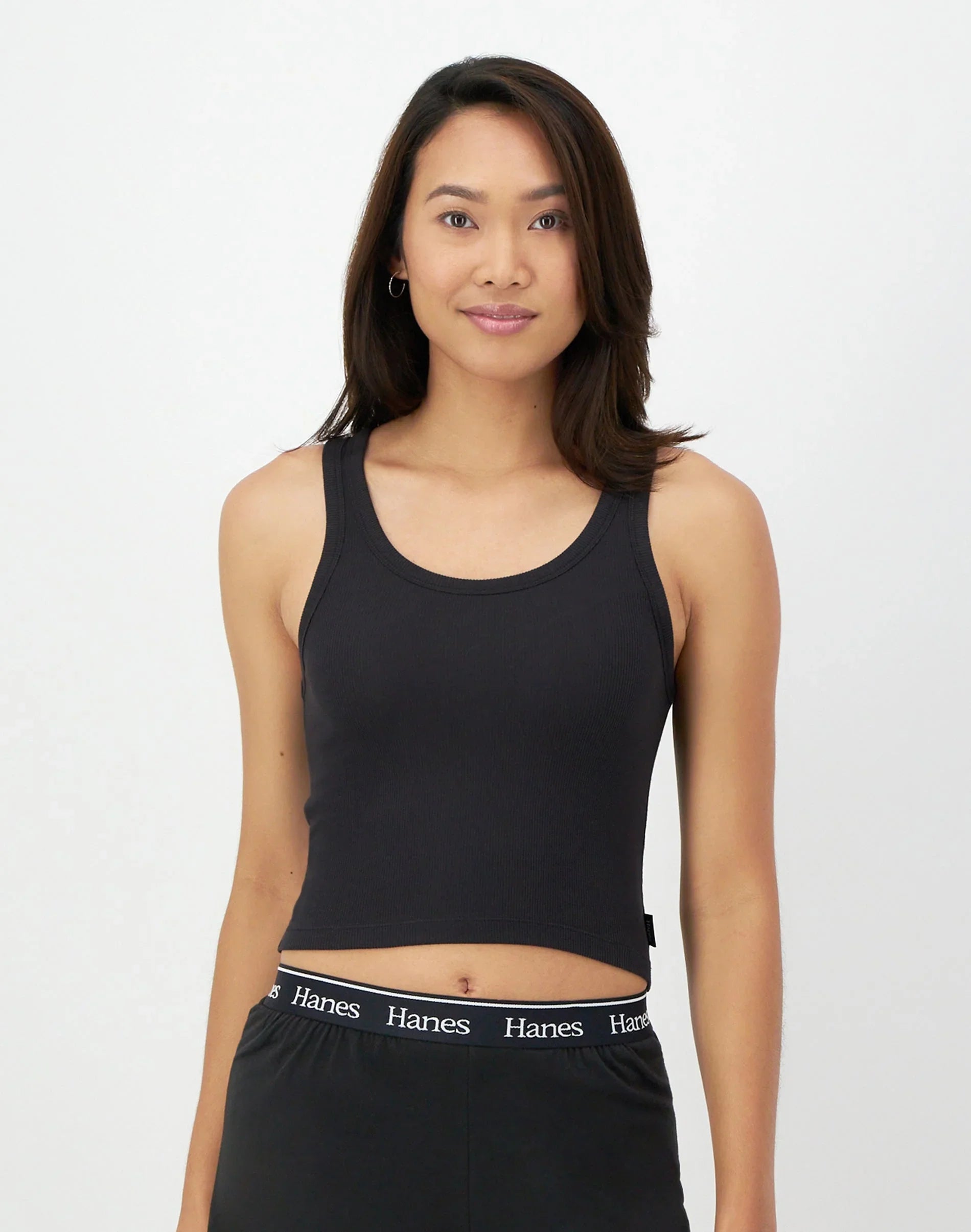 Hanes Originals Comfywear Women's Rib Crop Tank Secondary image