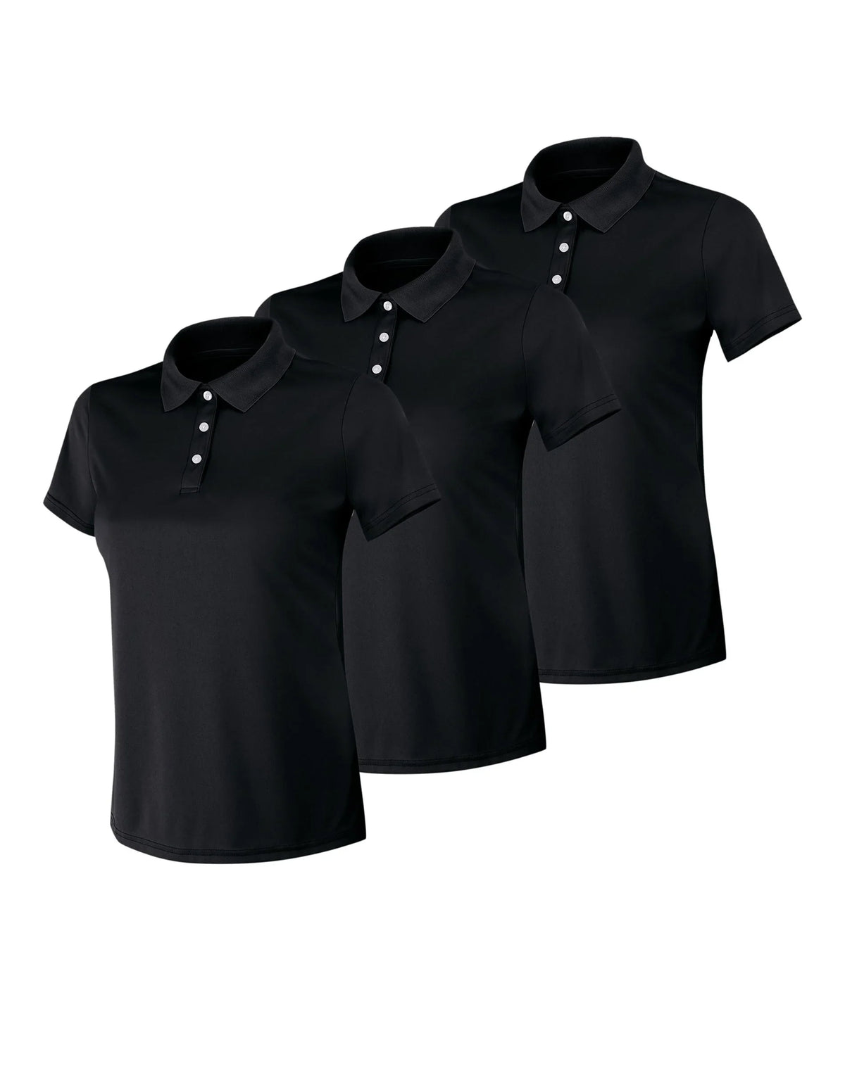 Hanes Sport Cool DRI Women's Performance Polo Shirt, 3-Pack Main image