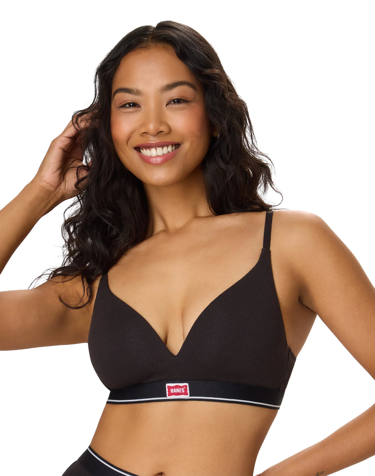 Hanes Legends ComfortFlex Fit Women's Wireless Bra, Moisture Wicking, Convertible Bra Main image