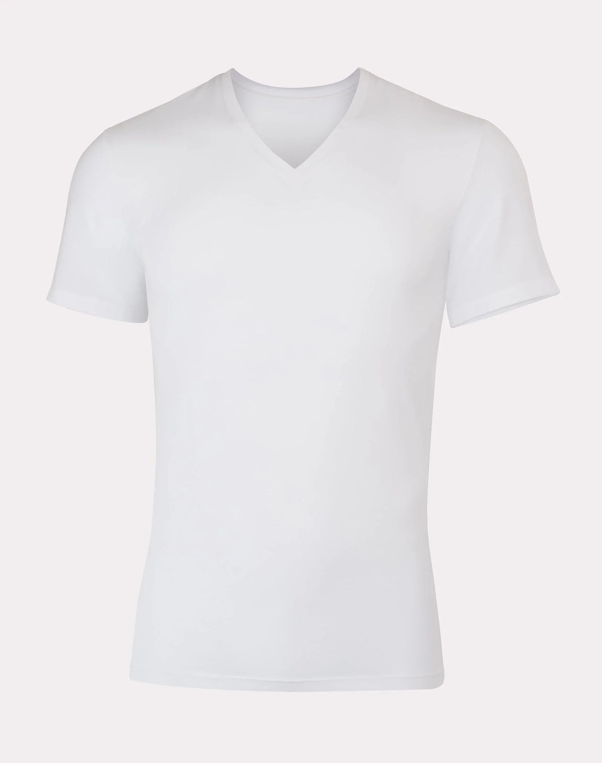 Hanes Perfect Flex Men's Tee, White V-Neck Undershirt, 1-Pack Main image