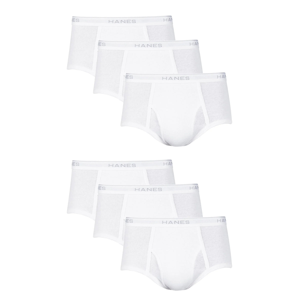 Hanes Men's White Brief Underwear, 6-Pack Main image