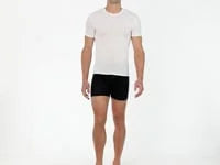 Hanes Perfect Flex Men's Tee, White Crewneck Undershirt, 1-Pack Secondary image