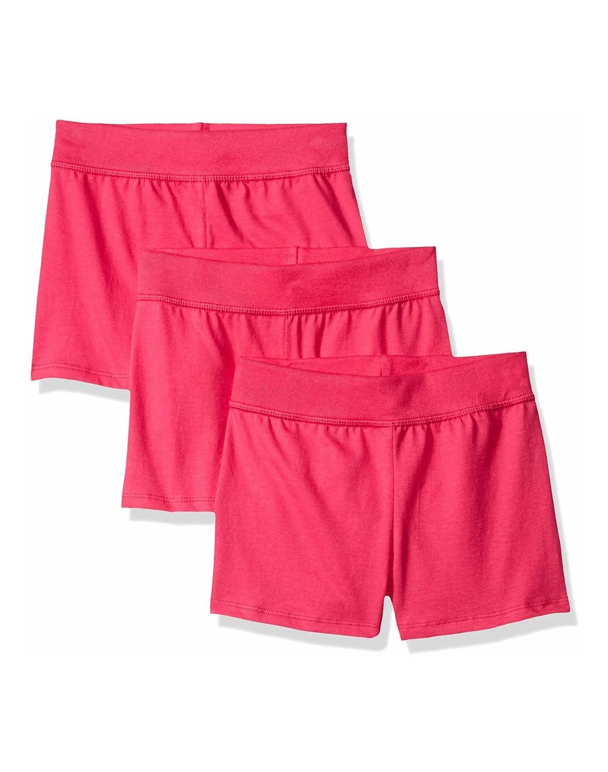Hanes Girls' Jersey Shorts, 3-Pack Main image