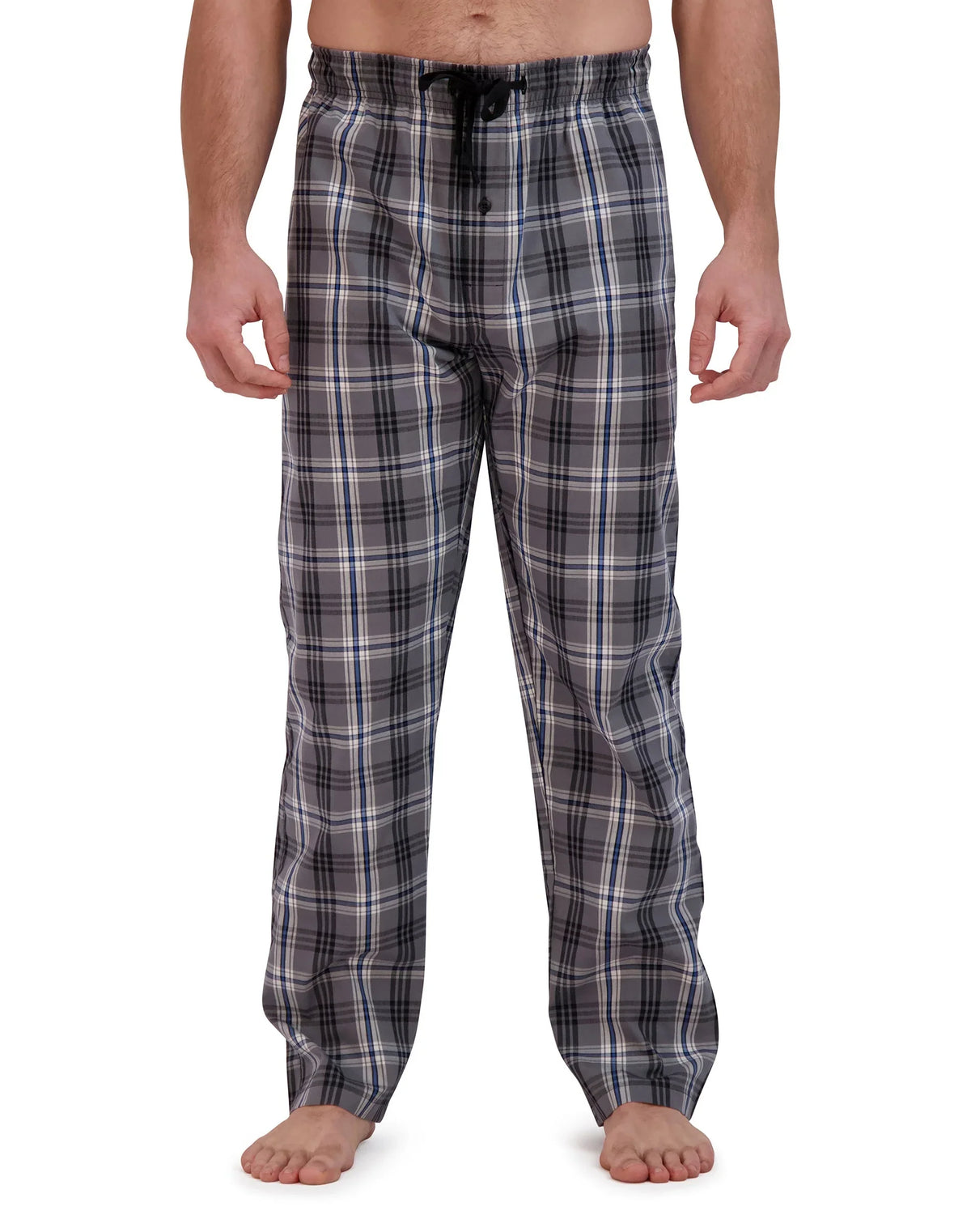 Hanes Men’s Pajama Pants, Woven Stretch Cotton