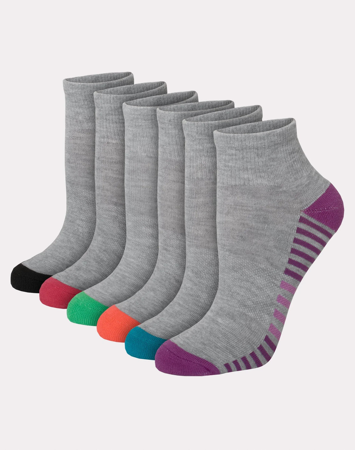 Hanes Comfort Fit Women's Ankle Socks, 6-Pairs Main image