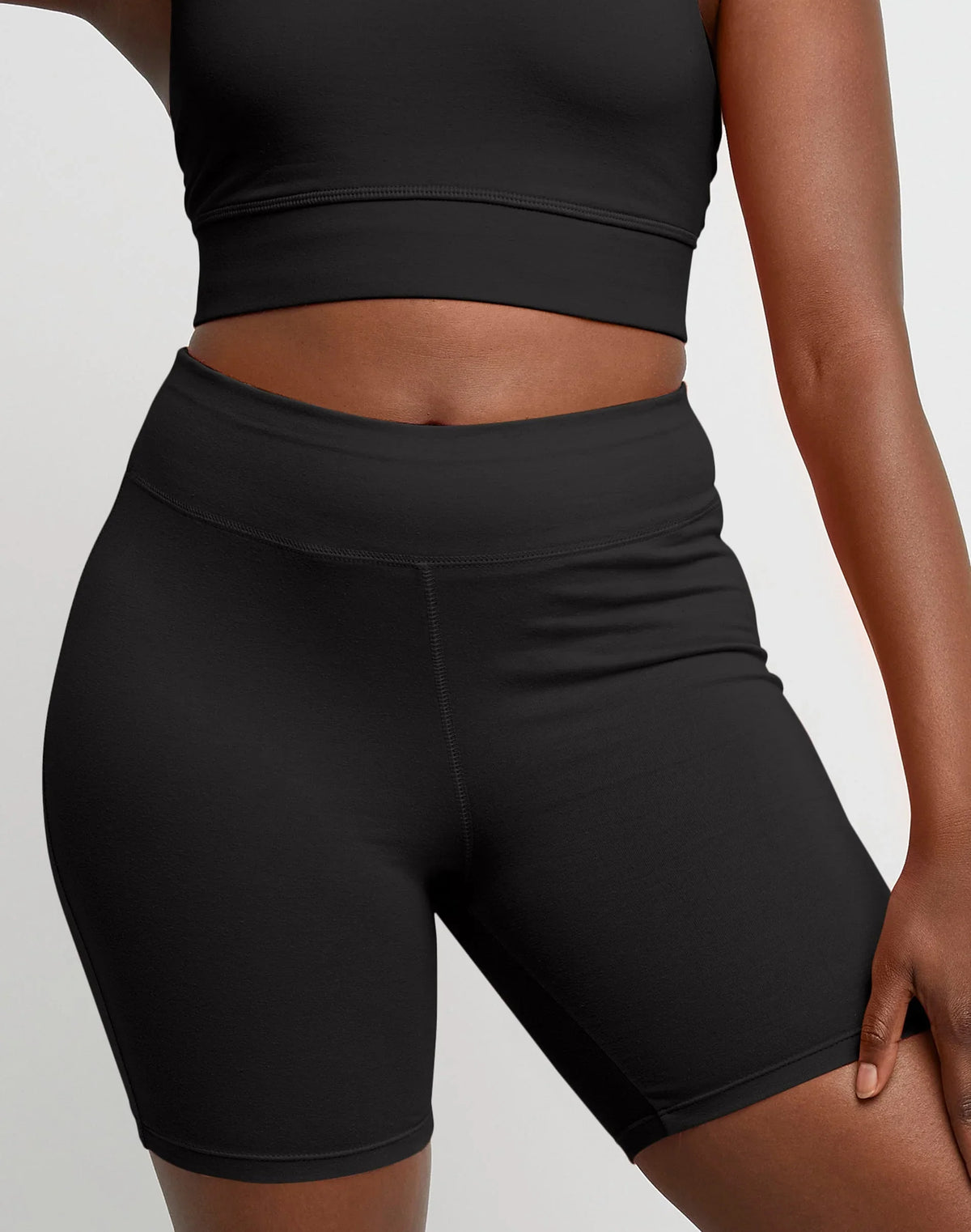 Hanes Women's Stretch Jersey Bike Shorts, 7" Main image