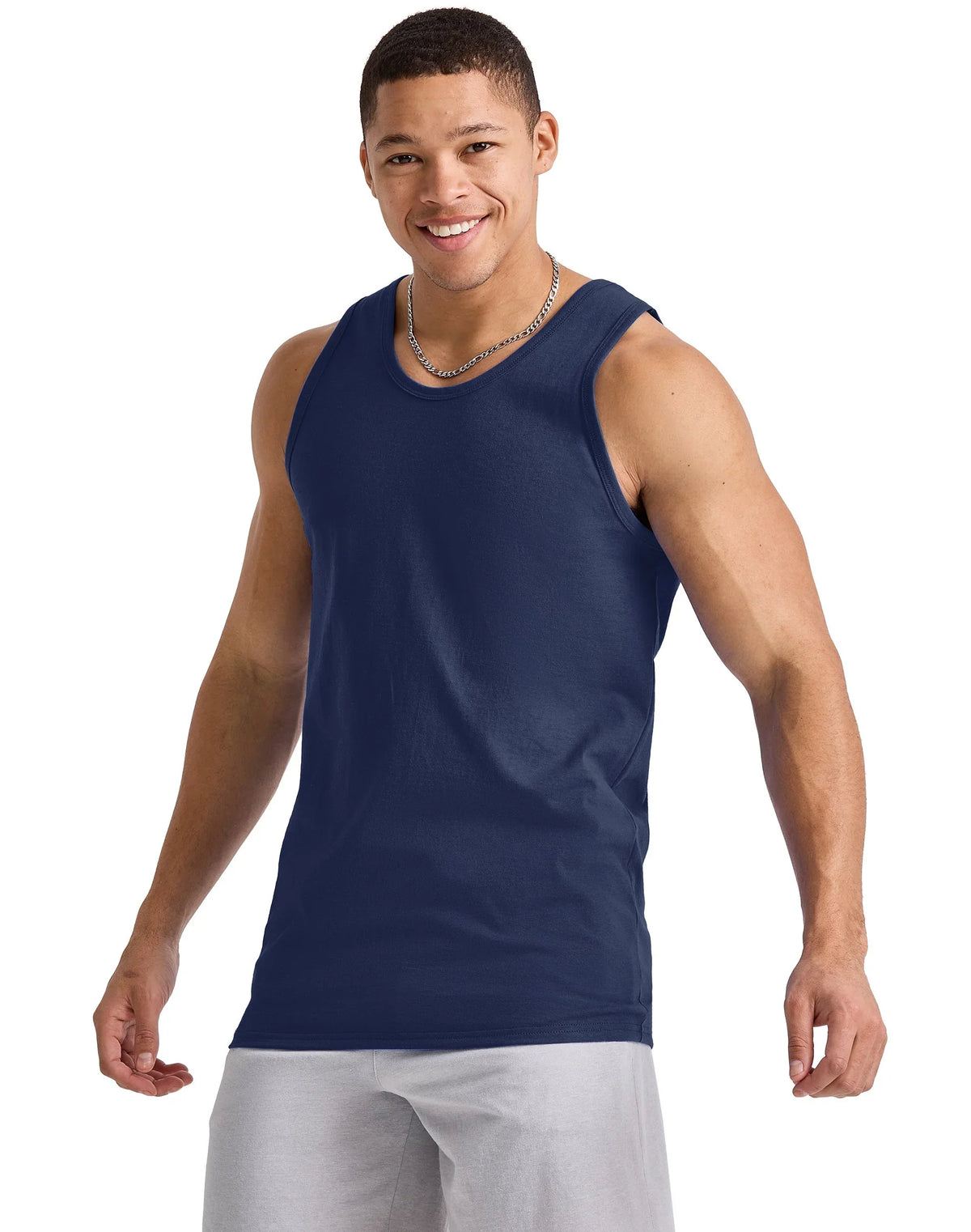Hanes Essentials Men's Cotton Tank Top, 3-Pack Main image