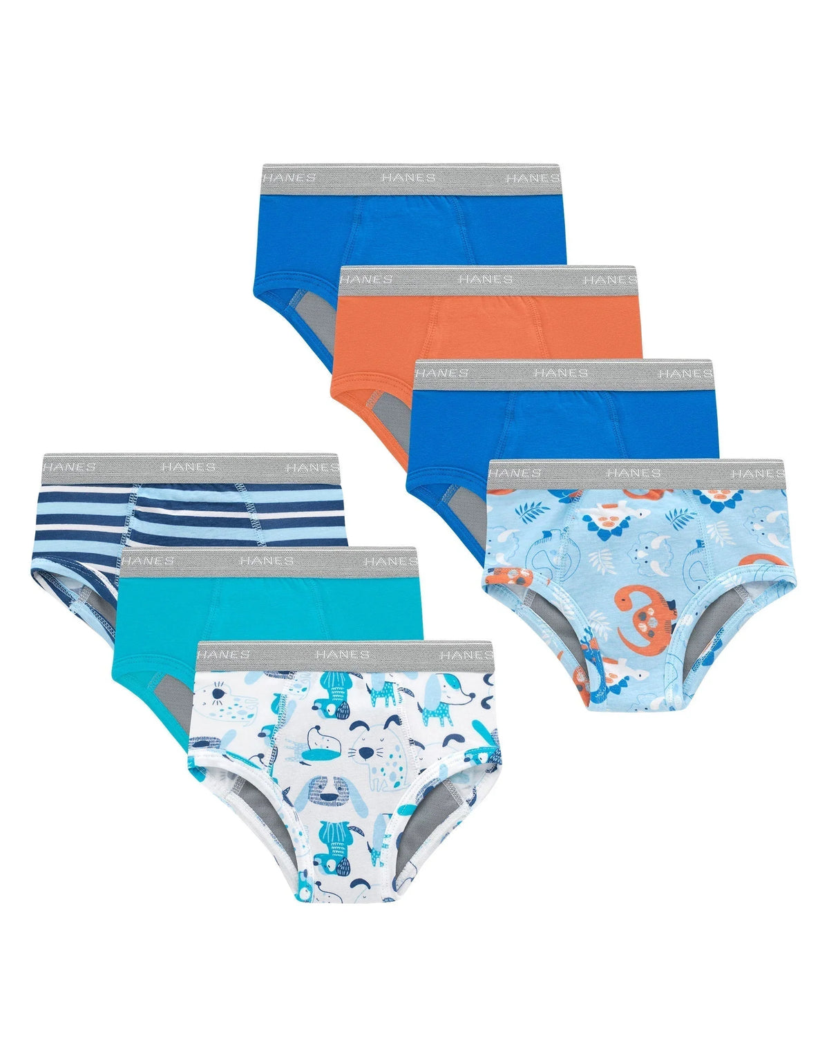 Hanes Toddler Boys' Underwear Brief Potty Trainers, 7-Pack, Light Leaks, Moisture Absorbent Main image