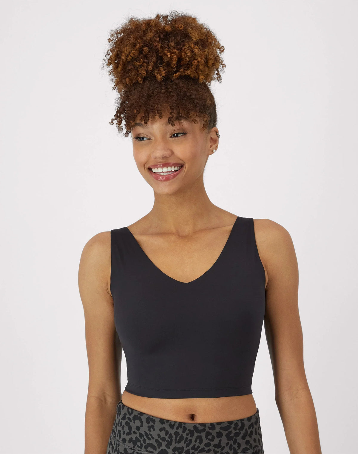 Hanes Moves Women's Padded Crop Top Main image