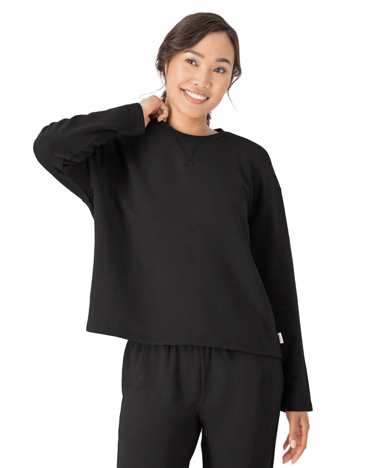 Hanes Originals Comfywear Women's French Terry Crewneck Pullover Main image