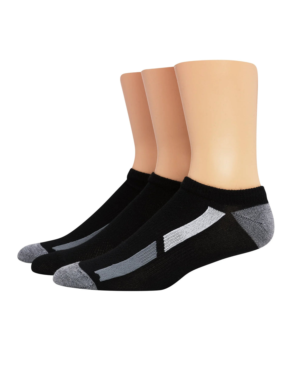 Hanes Cool DRI Men's No Show Socks, 3-Pairs Main image