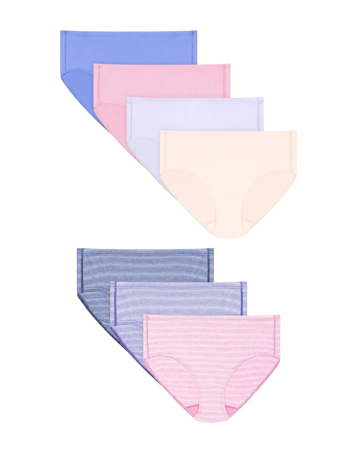 Hanes Pure Comfort Girls' Underwear Microfiber Brief, 7-Pack Main image