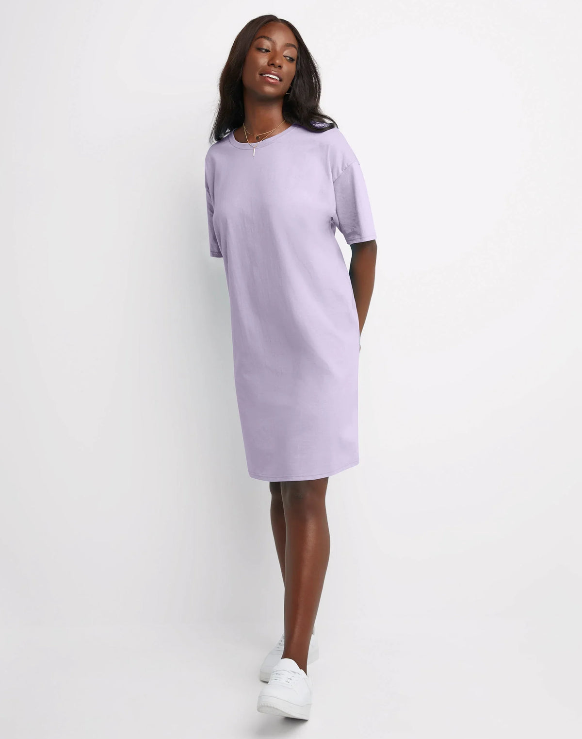 Hanes Essentials Women's T-Shirt Dress, Cotton Main image